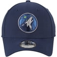 thumbnail image 2 of Men's New Era Navy Minnesota Timberwolves Team Classic 39THIRTY Flex Hat, 2 of 5