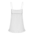 thumbnail image 6 of fatyb Womens Flowy Tank Tops Ruffle Hem Spaghetti Strap Camisole Lightweight Summer Beach Cami Shirts, 6 of 7