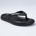 thumbnail image 4 of Women's Lightweight Flip Flops Open Toe Non Slip Shower Sandals Soft Soles Quick Drying Slides for Pool Beach Black Size 8, 4 of 6