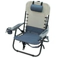 thumbnail image 5 of Camp & Go 4-Position Lace-up Suspension Backpack Camping Chair, Slate, 5 of 7