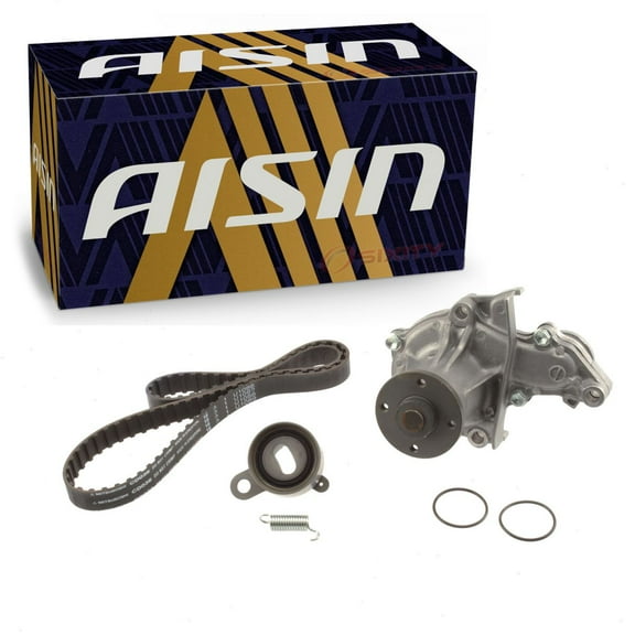 AISIN Timing Belt Kit with Water Pump compatible with Toyota Corolla 1.6L L4 1988-1992