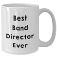 thumbnail image 2 of Funny Gifts from Friends for Best Band Director Ever, White Coffee Mug for Graduation, 2 of 4