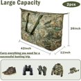 Scent Control Bag, 42 x 26 Inch Extra Large Camouflage Scent Proof Bag