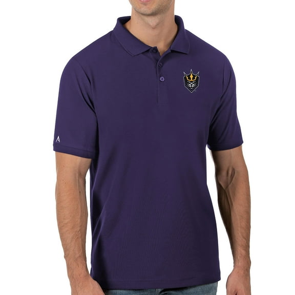 Men's Antigua Purple San Diego Seals Legacy Pique Polo