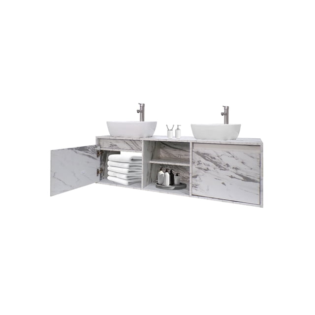 Gabinete De Baño DARCY De 140 Cm Minimalista Sin Lavamanos