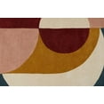 thumbnail image 4 of Premium Circular Rug with Simple Geometrical Design made with High Quality Wool Best Suites in your Living Room, 4 of 5