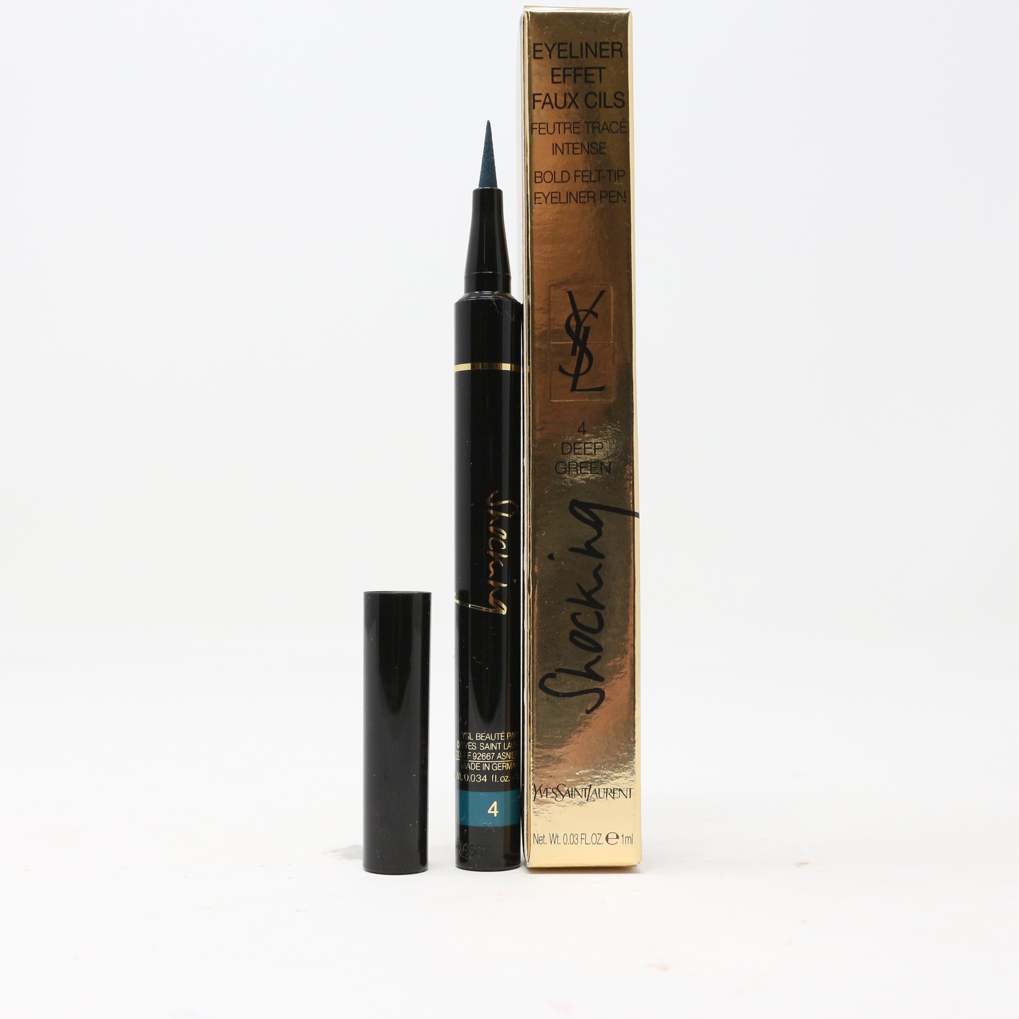 Yves Saint Laurent Shocking Eyeliner Pen 4 Deep 0.03oz/1ml New In Box -