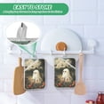 thumbnail image 4 of Yayeee Pot Holders Kitchen Heat Resistant with Pocket 7"x9.8" Cotton Oven Cooking Hot Pads, Ghost in Strawberry Fields, 4 of 7