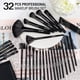 thumbnail image 4 of Make Up Brushes, Vander Professional 32pcs Makeup Brush Set, Makeup Brushes Set Foundation Blending Cosmetic Brush Set Kit,blackcosmetic Bag Not Inclu, 4 of 4