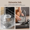 thumbnail image 2 of Cat Water Fountain Stainless Steel Cat Fountain for Drinking Pet Water Fountain for Small Dog Large Kitty EU Plug, 2 of 5