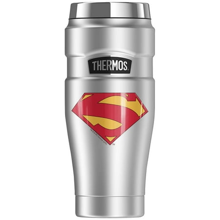 

Superman New 52 Shield Logo THERMOS STAINLESS KING Stainless Steel Travel Tumbler Vacuum insulated & Double Wall 16oz