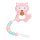 thumbnail image 3 of Baby Teething Toy, Food Grade Material Multifunctional Silicone Chew Toy Easy To Clean  Comfort Bright Colors  For Gum Improvement ANGGREK Rosa, 3 of 8
