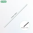 thumbnail image 3 of Uxcell 12-Pack Carbon Fiber Rods, 400mm Length 1.5mm Dia Carbon Fiber Solid Matte Pole, 3 of 7