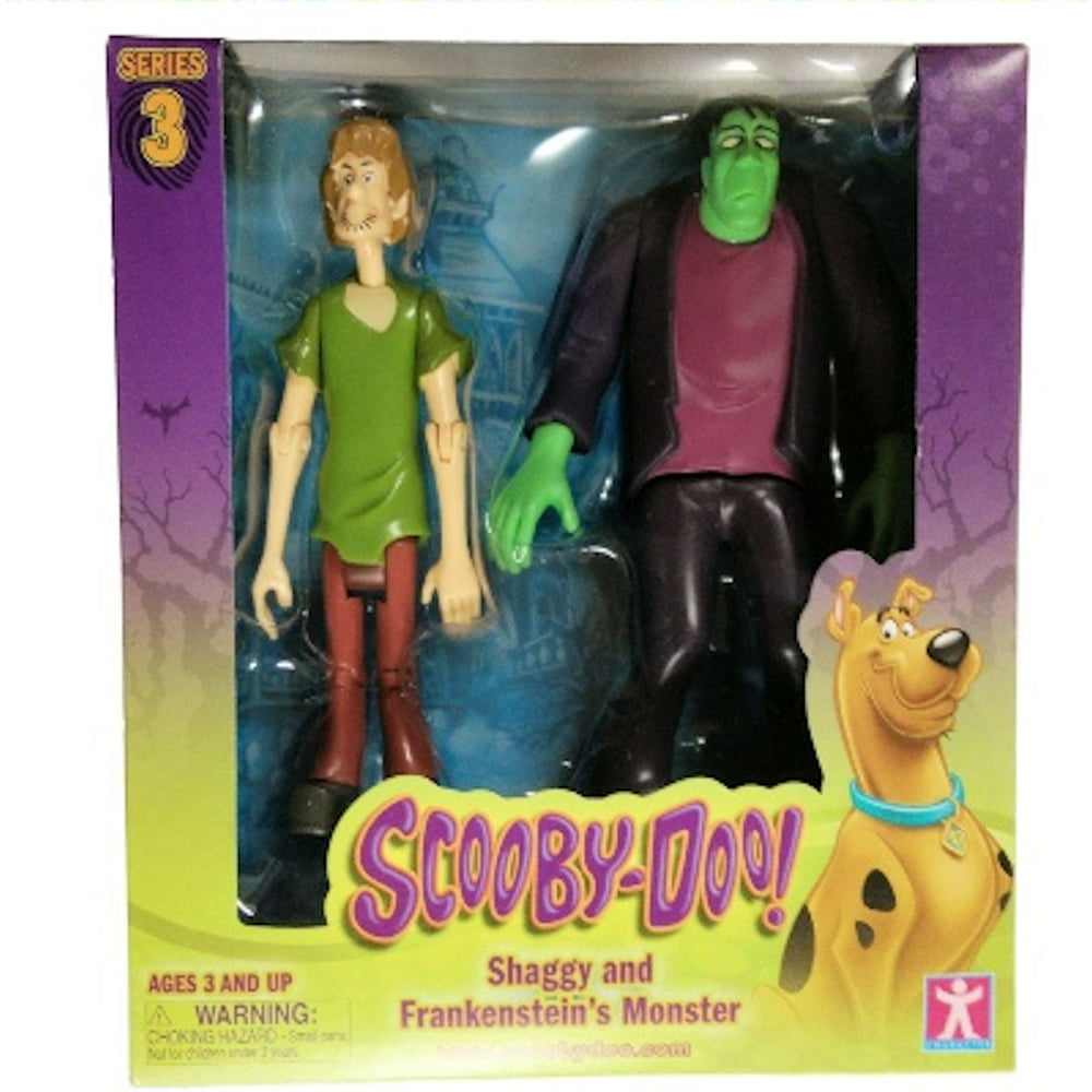 Scooby-Doo Shaggy & Frankenstein Bendable Figures - Walmart.com ...