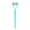 Cyan, variant on Soumake Portable Curved Eyelash Comb Ergonomic Steel Teeth Lashes Separator Tool Women Girls Eyelash Definer Travel Mascara Applicator Brush