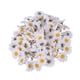 thumbnail image 3 of 100 cabezas de flores artificiales de gerbera para bodas y fiestas (blancas), 3 of 5