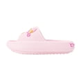 thumbnail image 6 of bebe Girls Slides Sandals – Cute Slip-On Slides for Girls, Lightweight Summer Sandals (Little Kid/Big Kid), 6 of 7