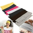 thumbnail image 1 of CNKOO 2 Pcs Bandeaux Larges Confortables Pratiques en Coton pour Femmes Adolescentes, 1 of 8