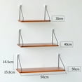 thumbnail image 6 of NIBOLOG Storage Shelf Strong Load Bearing Detachable Multi Colors Wall-mounted Wooden Display Stand Home Decoration, 6 of 8