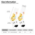 thumbnail image 2 of KLL Bee Happy Sunflower Gnomes Print Cool Socks Men's Women's Crew Socks Funny Crazy Novelty Stockings, 2 of 6