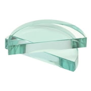 Semi Circular Glass Prism Block - 90mm x 45mm x 15mm - Eisco Labs