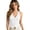 1—White, variant on Arlun Womens Button down Tank Tops Solid Color Ribbed Deep V-Neck Sleeveless Slim Fitted Halter Vest Summer Trendy Cute Crop Going out Tops for Casual Daily Wear 1—White XS