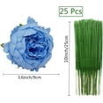 thumbnail image 2 of Silk Peony Artificial Flower Heads 4 inch Fake Peony Flowers Heads with Stems Artificial Peony Flower Heads in Bulk Wholesale for Wedding Home Decor (Red), 2 of 5