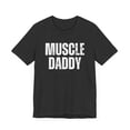 thumbnail image 3 of Vintage Muscle Daddy Weightlifter dad cool father workout Unisex T-shirt, 3 of 7