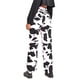 thumbnail image 3 of Sunloudy, pantalones vaqueros coreanos de pierna ancha para mujer, pantalones vaqueros de cintura alta con estampado de patrón de vaca a la moda con bolsillo Sunloudy XS S M L, 3 of 7