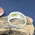 thumbnail image 2 of Peridot Ring for Men: Greek Sterling Silver Statement Jewelry, 2 of 9