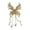 Golden, variant on YAOBAMM Hair Clip Women Hair Gripper with Tassel Faux Pearl Butterflies Shape 3D Effect Hair Decoration Elastic Spring Strong Claw Hair Clip