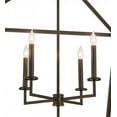 thumbnail image 7 of Meyda 168937 36 in. Square Kitzi Tapered Pendant, Timeless Bronze - Mission Lodge Contemporary, 7 of 7