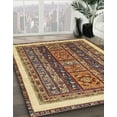 thumbnail image 3 of Ahgly Company Machine Washable Indoor Rectangle Abstract Red Brown Area Rugs, 2' x 4', 3 of 7