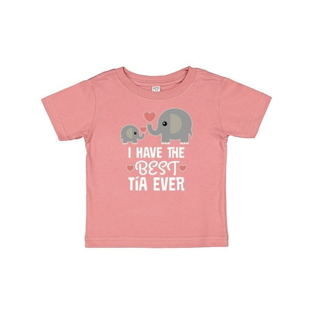 

Inktastic Best Tia Ever Niece Nephew Gift Gift Baby Boy or Baby Girl T-Shirt