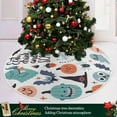 thumbnail image 6 of FMSHPON Happy Halloween Xmas Christmas Tree Skirt Stand Mat for Holiday Party Decoration Indoor Outdoor 48 inches, 6 of 6