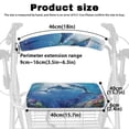 thumbnail image 6 of HELLHERO Dolphins Rollator Walker Seat Back Covers Rollator Walker Cover for Seniors Men Women Non-Slip Fit Cover Only for Unisex, 6 of 7