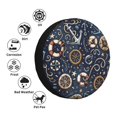 thumbnail image 4 of Fotbe Nautical Funda de Llanta de Repuesto con Estampado, Engrosada, Ajuste Universal para Jeep, Remolque, RV, SUV, Camión-14 inch, 4 of 6