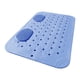 thumbnail image 3 of Alfombra de baño sin deslizamiento con taza de succión, alfombra de depuración de pie confortada alfombra de baño para el piso de baño para el hotel azul, 3 of 8