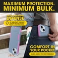 thumbnail image 7 of OtterBox Commuter MagSafe Case for iPhone 17e/16e/15/14/13 – Blue/Pink – Slim, Shockproof, Dual Layer Drop Protection, 7 of 7
