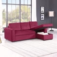 thumbnail image 3 of 9 PCS Corduroy Flexible Combination Sectional Sofa Olive, 3 of 10