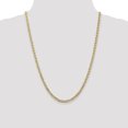 thumbnail image 2 of 14k Yellow Gold 24 Inch 3.75mm Concave Anchor Chain Necklace Pendant Charm, 2 of 9