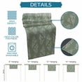 thumbnail image 6 of Dark Green Botanical Table Runner 70 Inches, Pastoral Elegant Spring Floral Bed Runner Dresser Scarves Tabletop for Indoor Outdoor Parties/Ceremony/Banquet, 13" x 70", 6 of 8