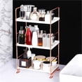 thumbnail image 3 of Estante de almacenamiento de plástico Estante de cocina ajustable Estante organizador de almacenamiento de baño Estante cuadrado de 3 capas Inevent HA002270-04, 3 of 6