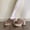 brown, variant on Women’s Woven Platform Slide Sandals Open Toe Chunky Block Heel Mule Shoes