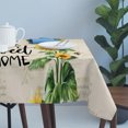 thumbnail image 4 of Sunflower Table Cloth Waterproof Tablecloths, Summer Botanical Bee Farmhouse Watercolor Tablecloth Dining Table Cover for Kitchen Party Tabletop Outdoor, Rectangle Tablecloth 54x108 Inch, 4 of 9