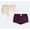 Pink Ice / Adobe Tan / Rio Plum, variant on Joyspun Women's Shine Micro Boyshorts, 3-Pack, Sizes XS-XXXL