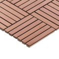 thumbnail image 4 of Modket TDH356RG Rose Gold Copper Color Metallic Metal Basketweave Parquet Mosaic Tile Backsplash, 4 of 5