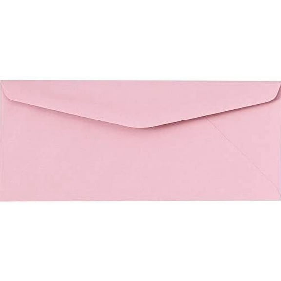 Pastel Pink # 9 Regular Envelopes (3 7/8 x 8 7/8 Inches) - Pack of 50