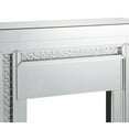 thumbnail image 4 of Wood and Mirror Electric Fireplace with Embedded Faux Crystals, Clear, 4 of 5