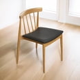 thumbnail image 3 of Fohfurniture FOH Set de 2 Sillas de Comedor de Madera con Asiento Tapizado , Estilo Nórdico Mid-Century, Sillas sin Brazos para Cocina y Restaurante, 3 of 7